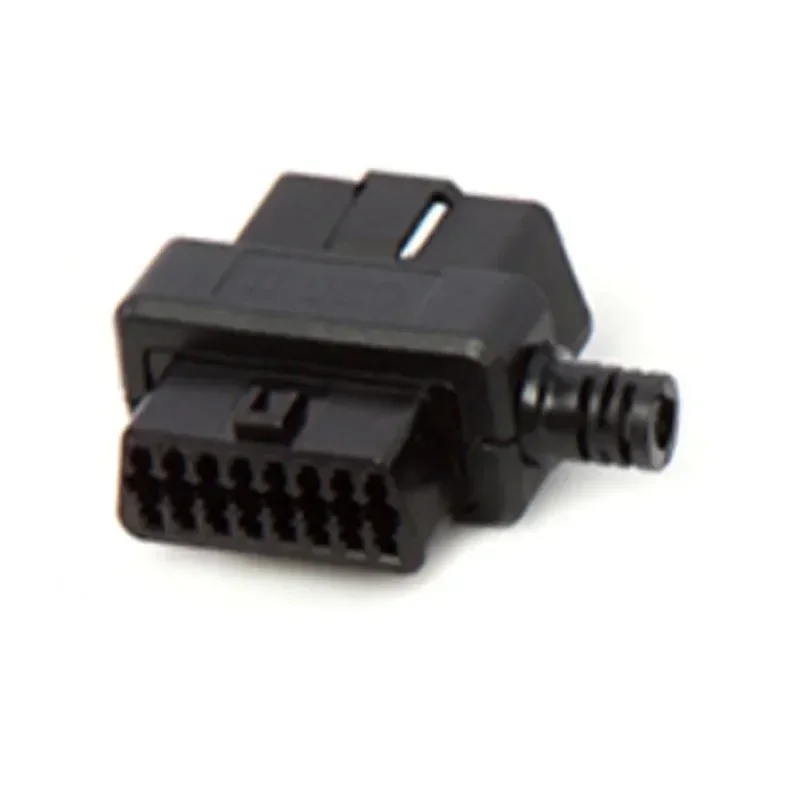 12/24V Car Accessories OBD2 16Pin Female/male Connector Plug Adapter OBD OBDII EOBD J1962 OBD2 16Pin Wiring Adapter 16Pin Plug