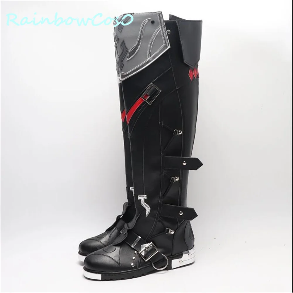 Genshin Impact Cosplay Sapatos, Botas Wriothesley Coldproof, Jogo de Anime, Halloween, Natal, Rainbowcos0W3602