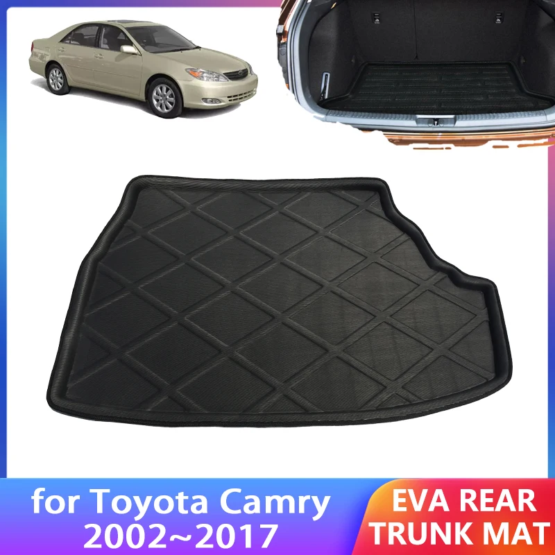 

Для Toyota Camry XV30 30 40 50 2002 ~ 2017 2015 2013 2010 2007 2005 2004 Daihatsu Altis EVA коврик для багажника напольный лоток водонепроницаемый ковер