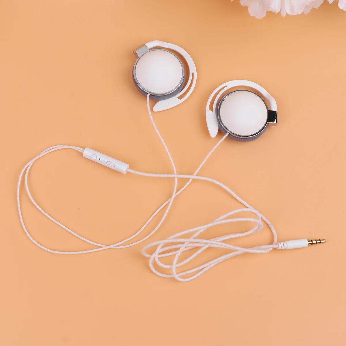 

Creative -Aural Earphone Sports Wired Headset Suitable for Daily Use Sweat Resistant Noise Reduction Mic High Elastic