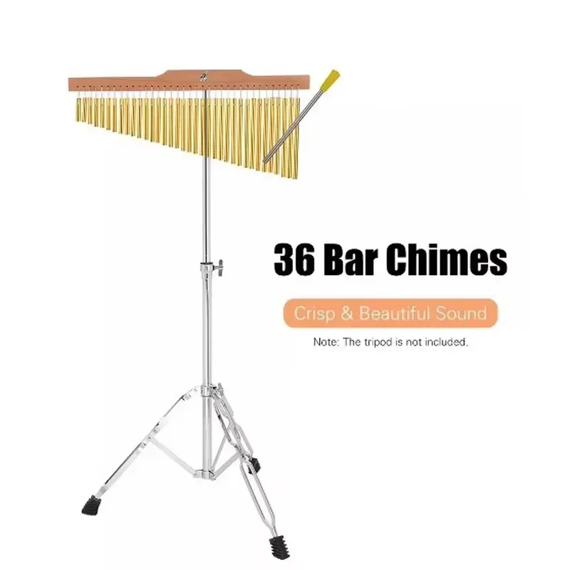 20 25 36 76 Tone Wind Chimes Percussion Instrument with Stand for Band Backing Track Musical Education Gift Decor Wind Chimes