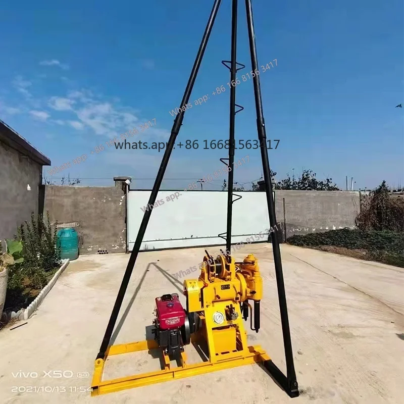 Mobile SPT Soil Sampler Core Sample Drill
