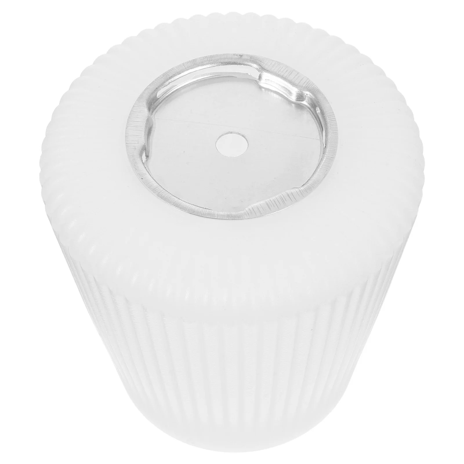 

Plastic Lamp Shade Replacement Conical Light Fixture Cover E27 10Mm Aluminum Aperture White Pe Material Easy Installation Warm