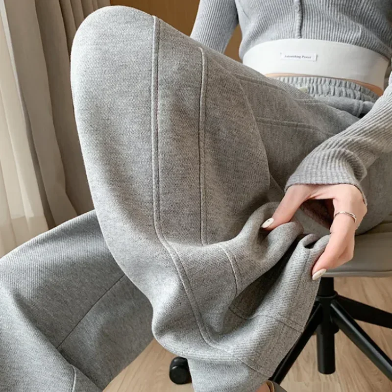 Pantalon femme avec poches Harajuku décontracté tout moyen Chic et élégant pantalon pour femme Original années 90 classique XT1199