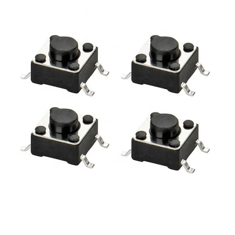 SeekEC High Quality ROHS Approved tactile switch 6x6 SMT tact switch 4.3mm-20mm High with 9.2 foot position