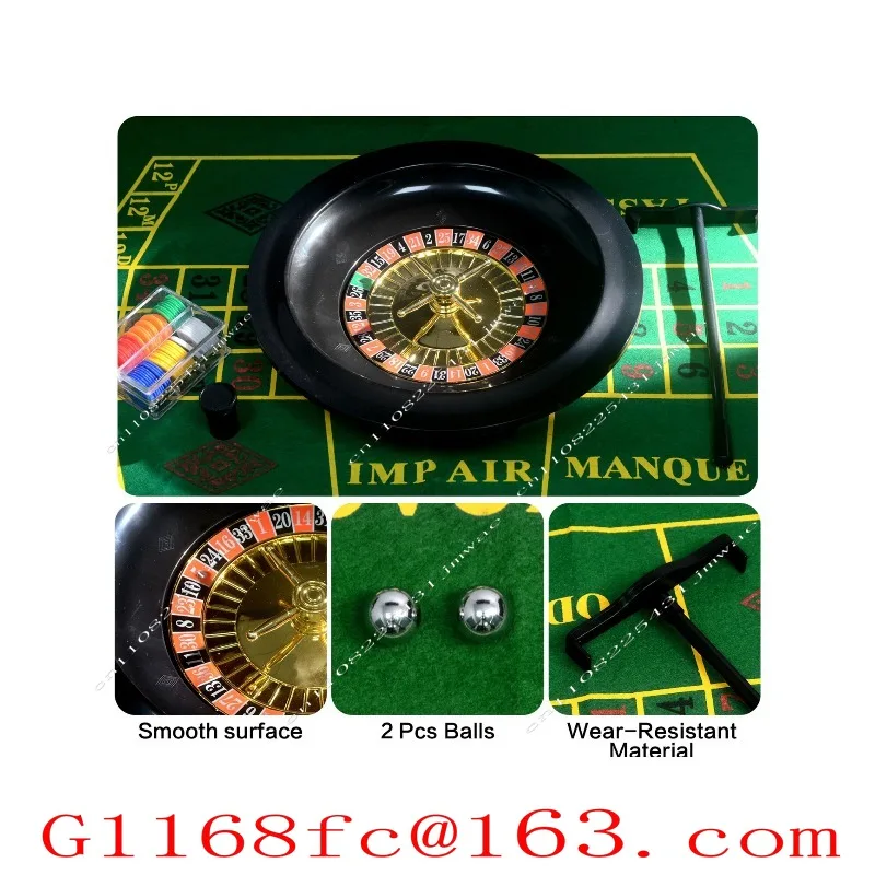Roulette Wheel Decoration Supplies Interaction Table Game Turntable for Parties Travel Carnival Adult Gathering