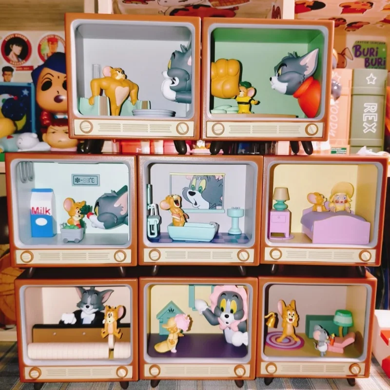 52TOYS Tom i Jerry Klasyczna Seria MOMENT2 Blind Box Modne Figurki Winylowe Prezent Urodzinowy Niespodzianka Kolekcjonerski Mystery Box