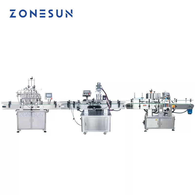 ZONESUN для отжима сока и масла автоматические медовые пластиковые круглые бутылки для наполнения жидких винтов Укупорочные и этикетировочны...