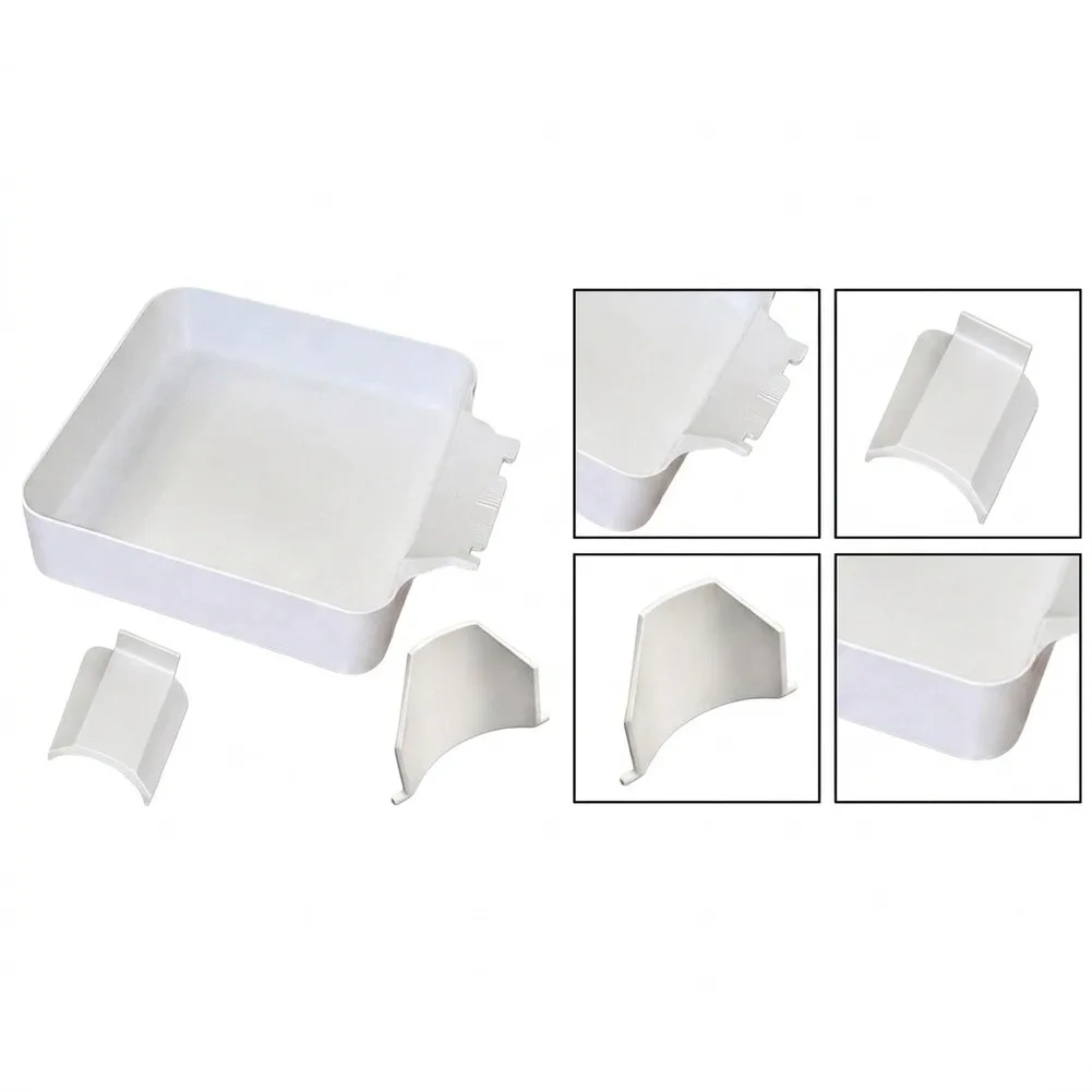 3D Printed Washing Machine Drain Pan with Filter Screen Plastic Catch Tray for Overflow Water and Condensation