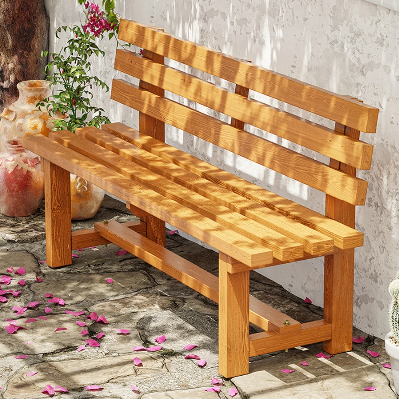 

Outside Chair Garden Bench Wooden Chairs Offers For Terrace Armchair Cane Long Deck Outdoor Balcon Furnitures Table Beds Nordic