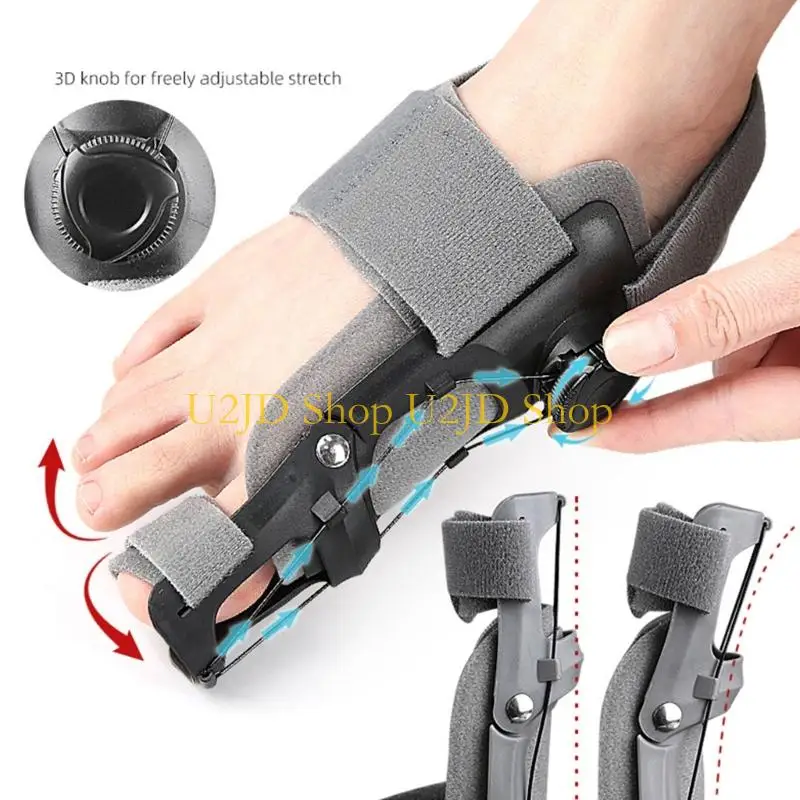 U2JD Nonslip Bunions Regulator Comfortable Padding Toe Separator Brace For Daily Use