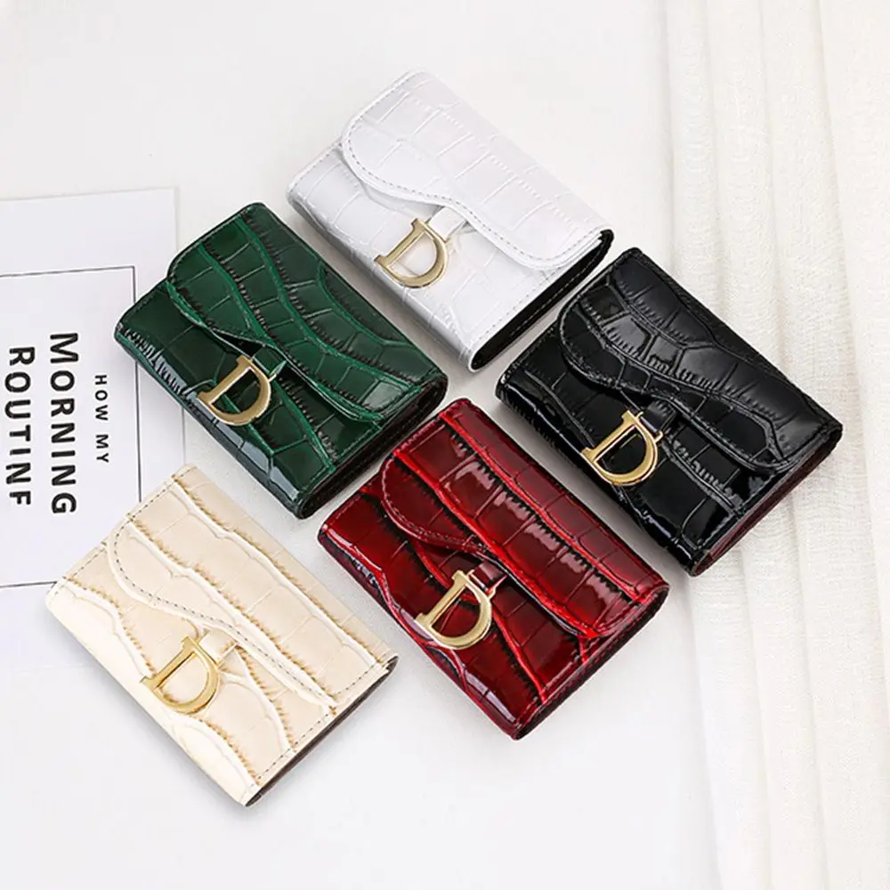 Multi-functional Mini PU Card Holder Clutch Bag Multi-Card Short Wallet