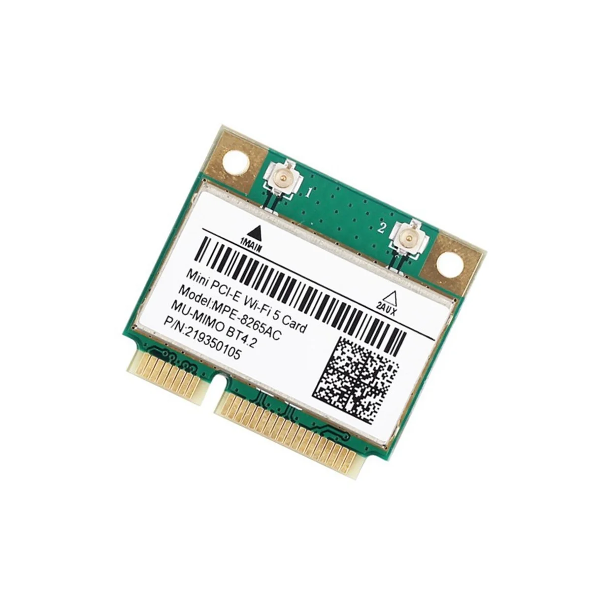 MPE-8265AC Wireless Half Mini PCI-E Wifi Card Wifi 5 Dual Band 802.11AC 2.4Ghz 5Ghz 1200Mbps Wlan Network Card