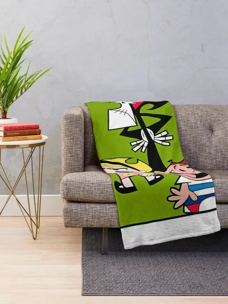 The Grim Adventures of Billy & Mandy Throw Blanket heavy to sleep Custom Personalized Gift Nap Blankets