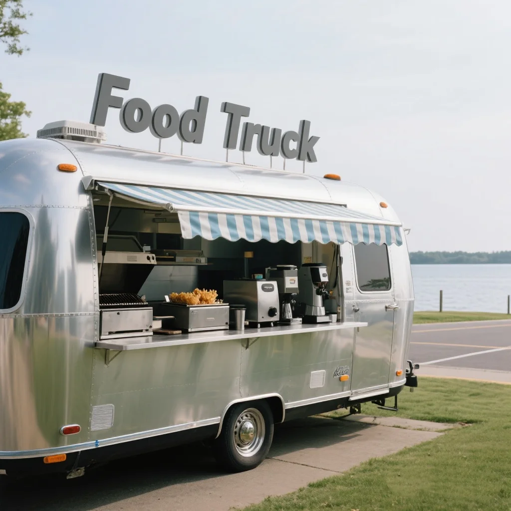 รถขายอาหารเคลื่อนที่คุณภาพสูง ตัวถังสแตนเลส รถพ่วงขายอาหารร้อน กาแฟ รถขายอาหารแบบฮอตคาร์ท สำหรับขายตุรกีโดเนอร์เคบับ ไอศกรีม และกาแฟ