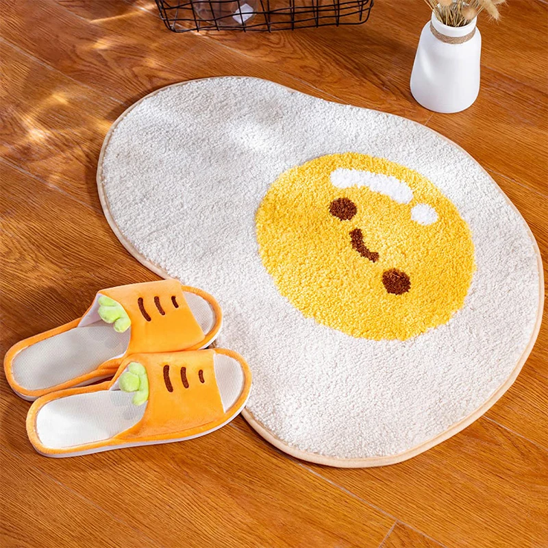 Cute Bath Mat Bathroom Non-Slip Soft Bath Mat For Showers Cute Plush Microfibre Super Absorbent Plush Carpet 40X60Cm