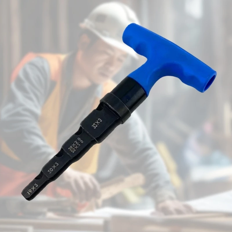 Deburring Tool Pipe Reamer Tool Multi Layer Calibration Reamer 4 in 1 Ratcheting