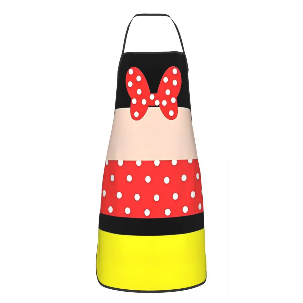 Mickey Cartoon Mini Mouse Polyester Aprons 52*72cm Kitchen Grill Bib Tablier Florist Artisan Pinafores for Chef Barista