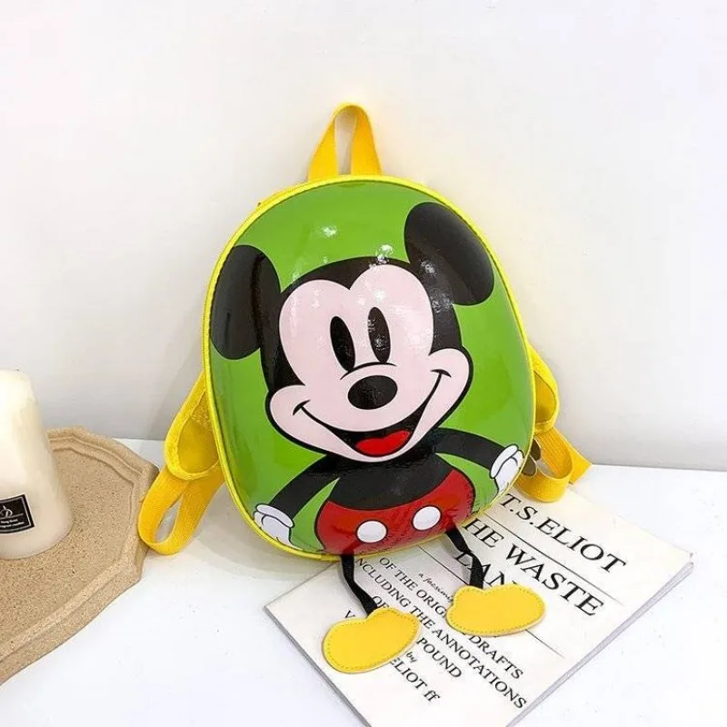 Disney  Mouse Mickey Mouse Cartoon Cute Small Fun Kindergarten Male and Female Baby Hard Shell Small School Bag Trendy Style