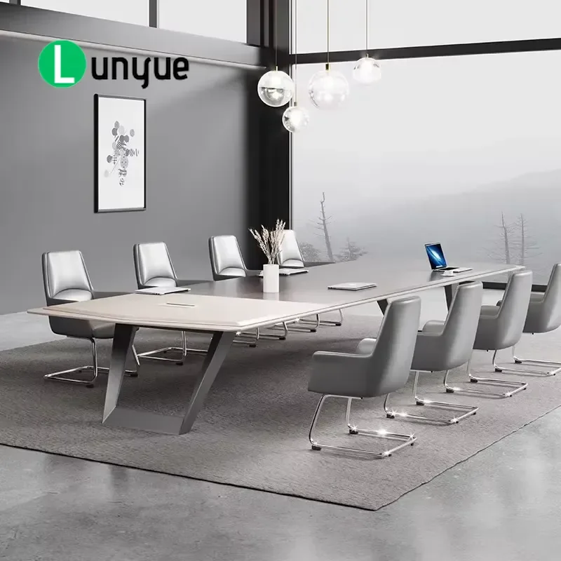 Modern Convertible Conference Table Extendable Office Desk for School Hospital Use Durable Furniture