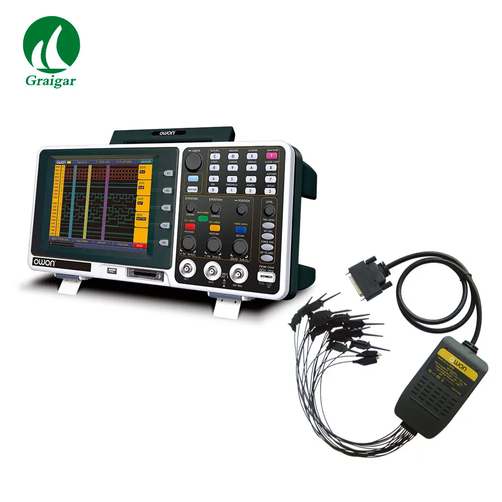 OWON MSO8202T 2 in 1 Digital Storage Oscilloscope 200MHz Bandwidth with Logic Analyzer