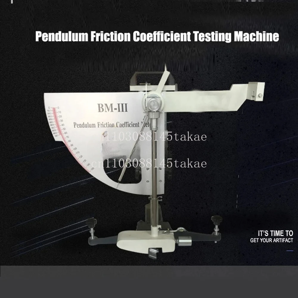 Pendulum Skid Resistance Friction Coefficient Testing Machine Coefficient of Friction Tester