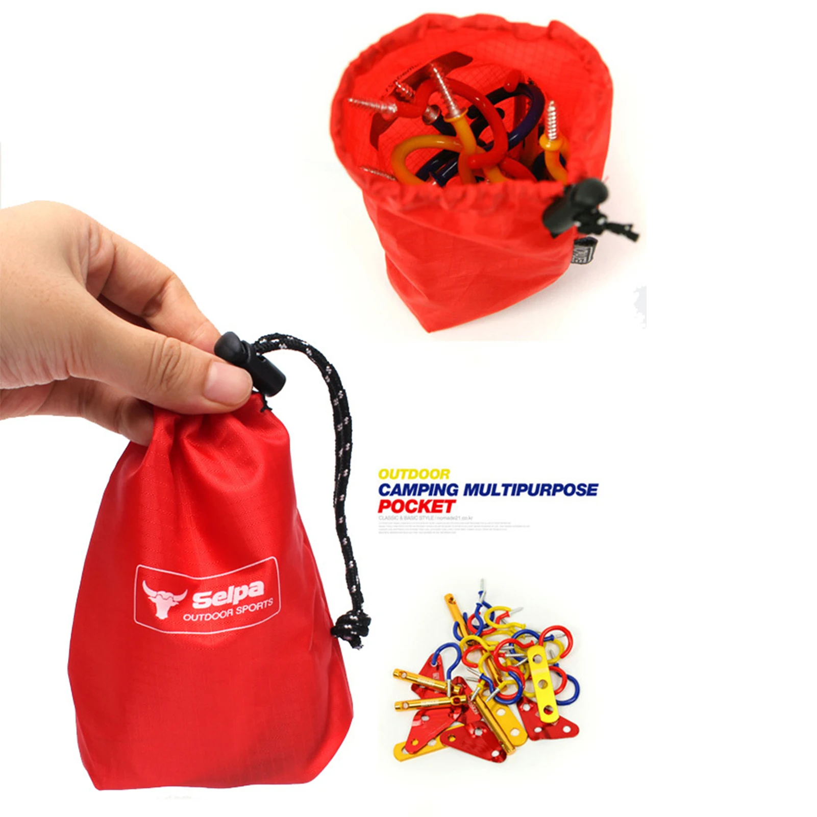 Cycling Gear Pouch - Kantong Penyimpanan Serbaguna Tas Mini Tahan