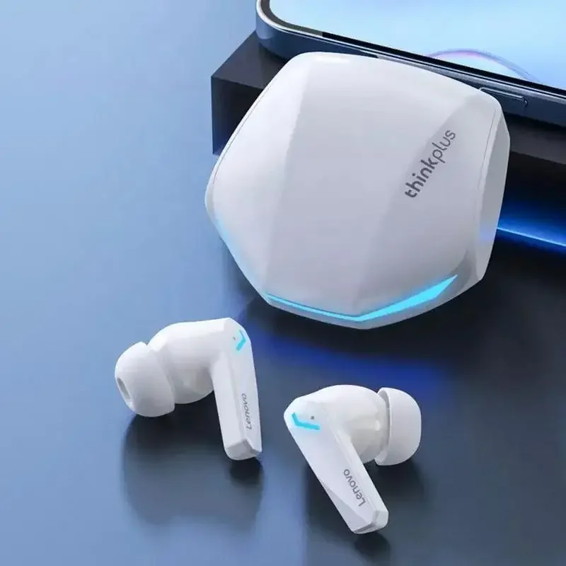 6PCS Choice Lenovo GM2 Pro 5.3 Earphones Bluetooth Wireless Earbuds Low Latency Headphones HD Call Dual Mode Gaming Headsets