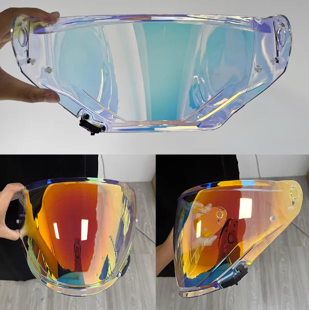 Hot Motorcycle Helmet Visor for LS2 OF603 Infinity II Open Face Shield UV Protection Windshield Replacement Moto Accessories