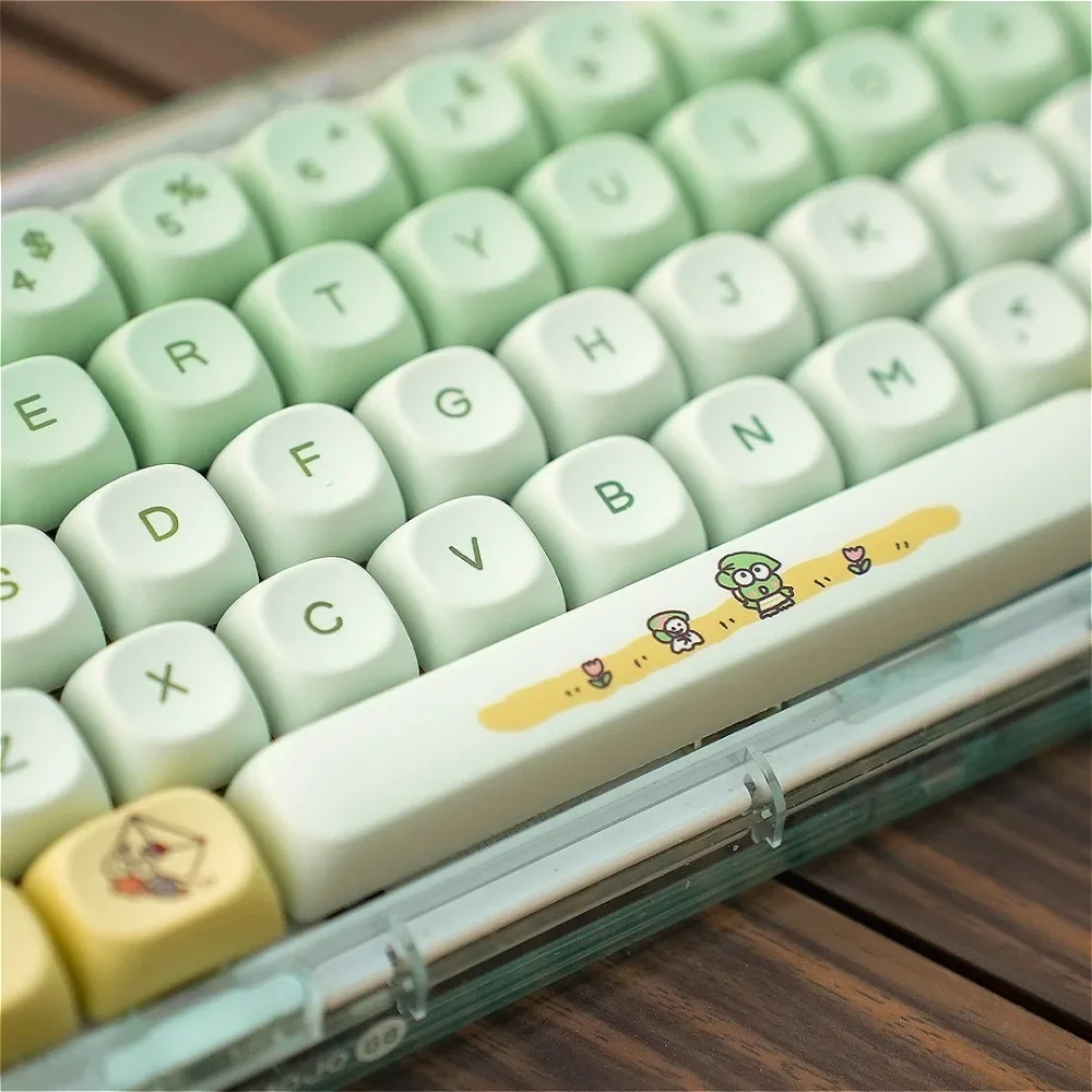 Bigeye Frog Crobie Keycap Set MOA Height Keycap 137 Keys for 68/75/84/87/98/Cherry MX Switch Mechanical Keyboard