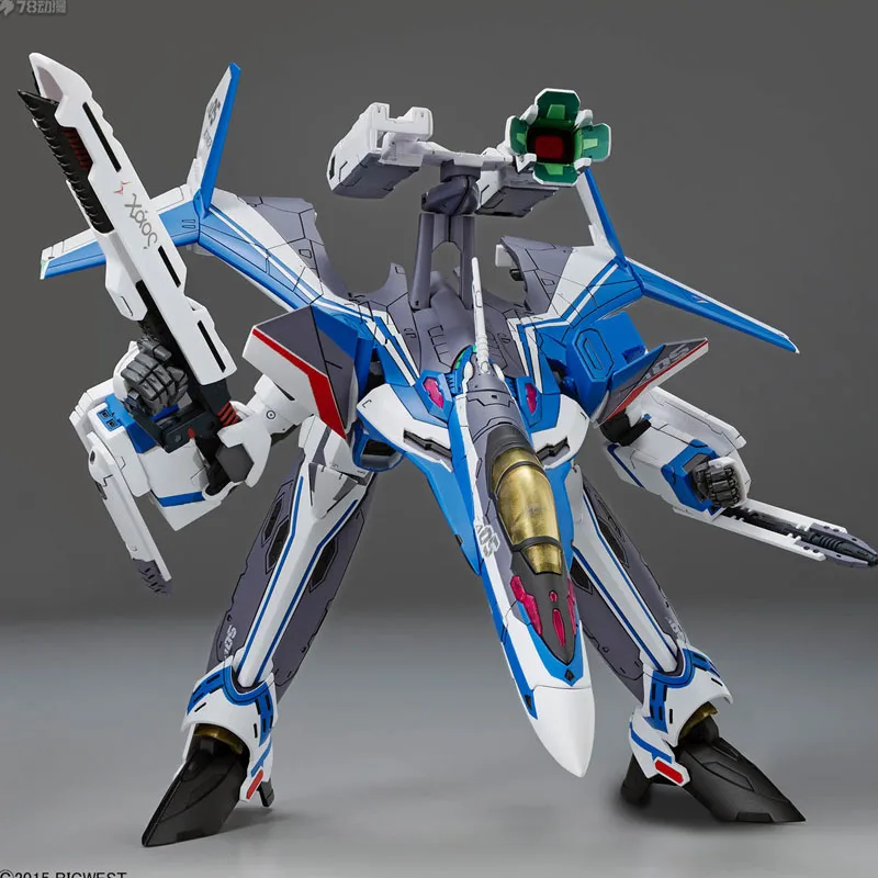 بانداي الأصلي GUNDAM HG سلسلة 1/100 قلعة الأبعاد الفائقة Macross VF-31J SIEGFRIED HAYATE IMMELMANN استخدام وضع التجميع