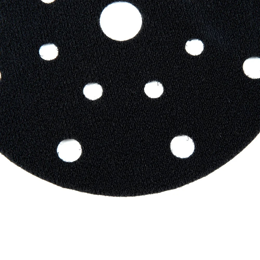 1Pc 17 Holes  Soft Sponge  Interface Pad  6 Inch 150 Mm  Sanding  Pads  Backing Disc  Hook & Loop Sanding Discs  For Polisher