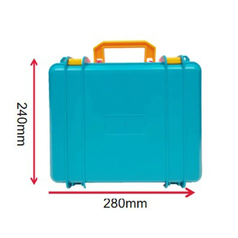 Waterproof Toolbox Storage Organizer Toy Instrument Case Tools Portable Electrician Toolbox Empty Hardware Organizing Suitcase