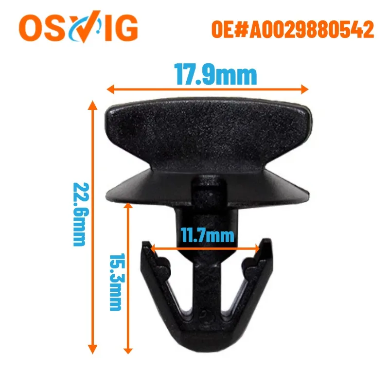 

10pcs OE# A0029880542 For Mercedes Benz W222 W246 W242 Front Fender Nacelle Side Guard Fastening Clip