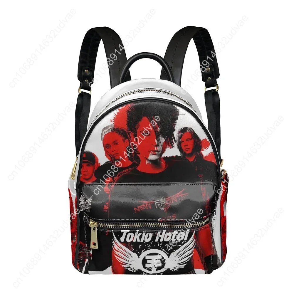 Germany Rock Band Tokio Hotel Backpack Womens Men Personalized Double Shoulder Bag Business Travel Bookbag Rucksack Gift Daypack