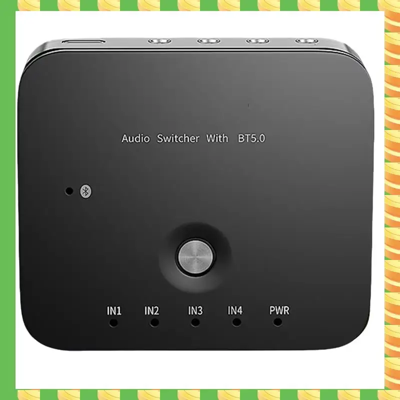 AB53 AU3401 3.5Mm Audio Adapter Switcher Laptop Tablet Remote Control Bluetooth-Compatible Receiver Switch Box Converter