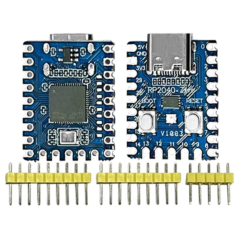 X64A-Dual-Core Cortex M0+ Processor 2 MB Flash RP2040-Zero For Raspberry Pi Microcontroller PICO Development Board 5PCS XCW