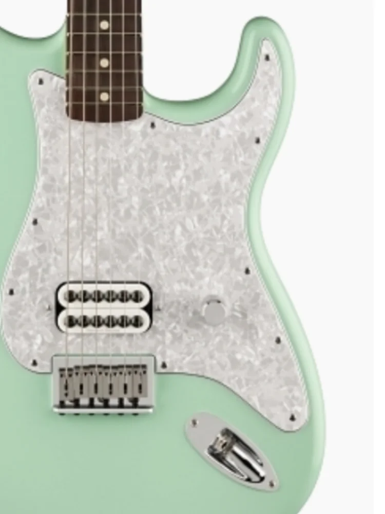 New!!!!!!! Surf  Light Green Color Tome Delong ST Electric Guitar, Solid Mahogany Body ,Rosewood Fretboard,H Pickups