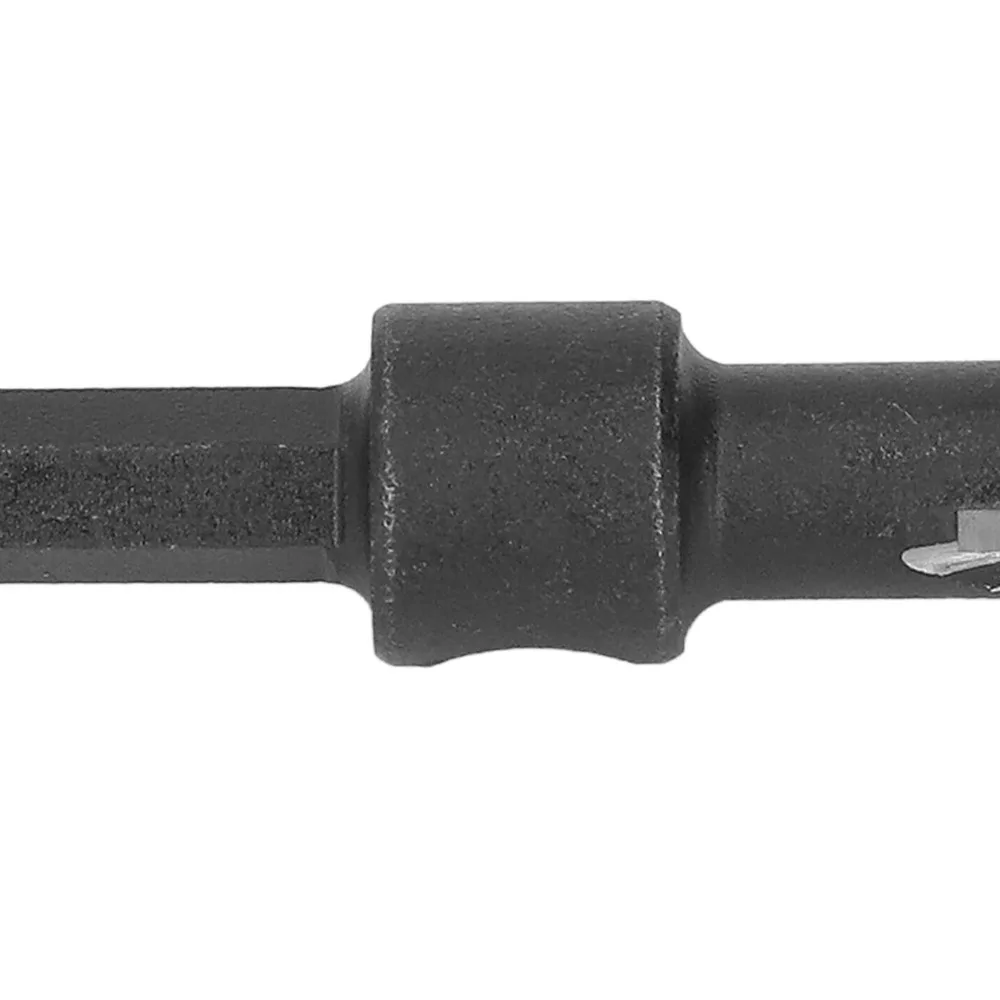 1/4 Hex Shank Woodworking Router Bit Cemented Carbide Tapered Countersink Drill Bit Black 2.5mm Milling Cutter
