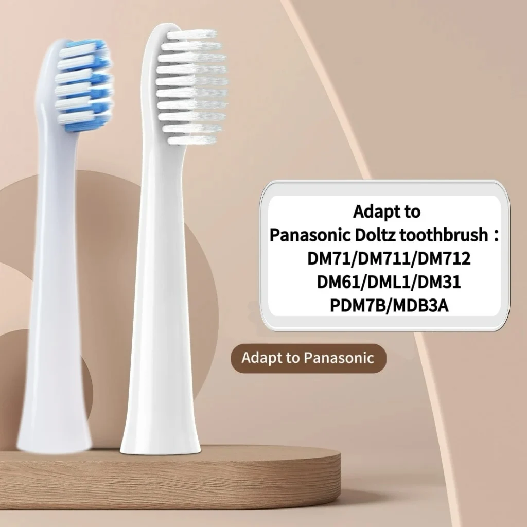 Replacement Toothbrush Head For Panasonic Doltz DM71/DM81/DM711/DM712/DM61/DML1/DM31/PDM7B/MDB3A Electric Toothbrush,4-16PCS