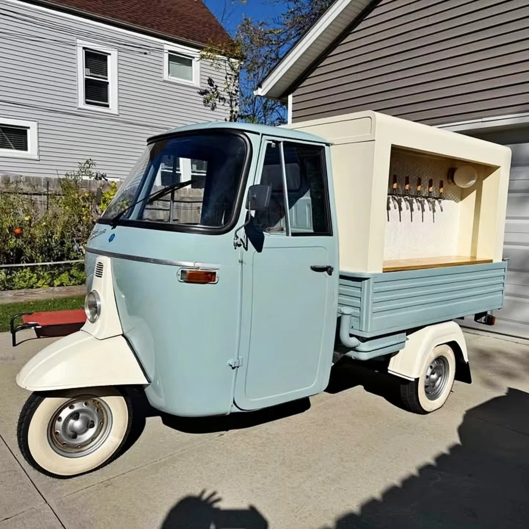 Coffee Truck Cafe Truck Mobile Coffee Van Espresso Machine Water System for Street Coffee Catering Custom Vintage Food Trailer