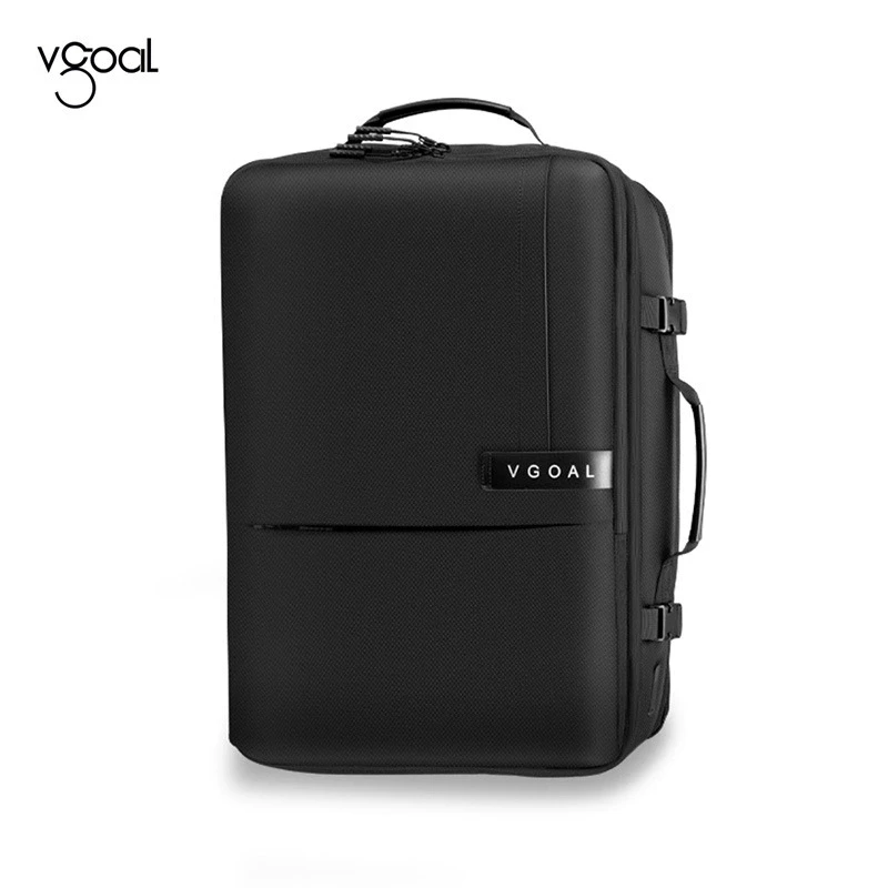 

Многофункциональный портативный мужской рюкзак Kingsons большой емкости 42 л для 17-дюймового ноутбука с USB-портом для зарядки 180 ° Открытый Черный