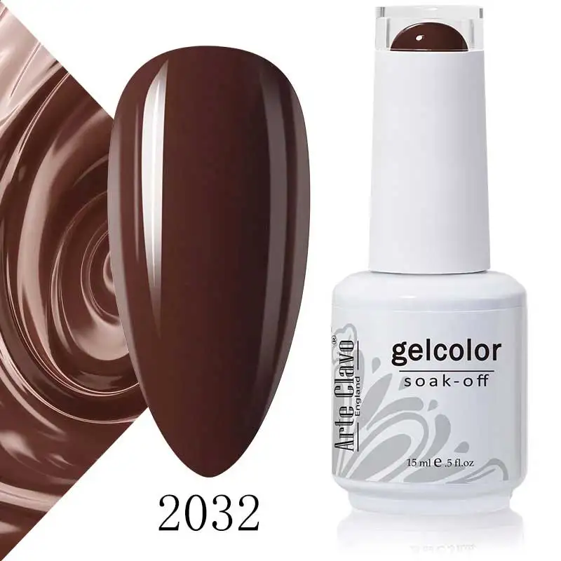 Arte Clavo 15ml Pumpkin Series smalto per unghie 15ml LED Nail Long Lasting Top Base Coat inverno vendita calda Nail Art Gellak Maincure