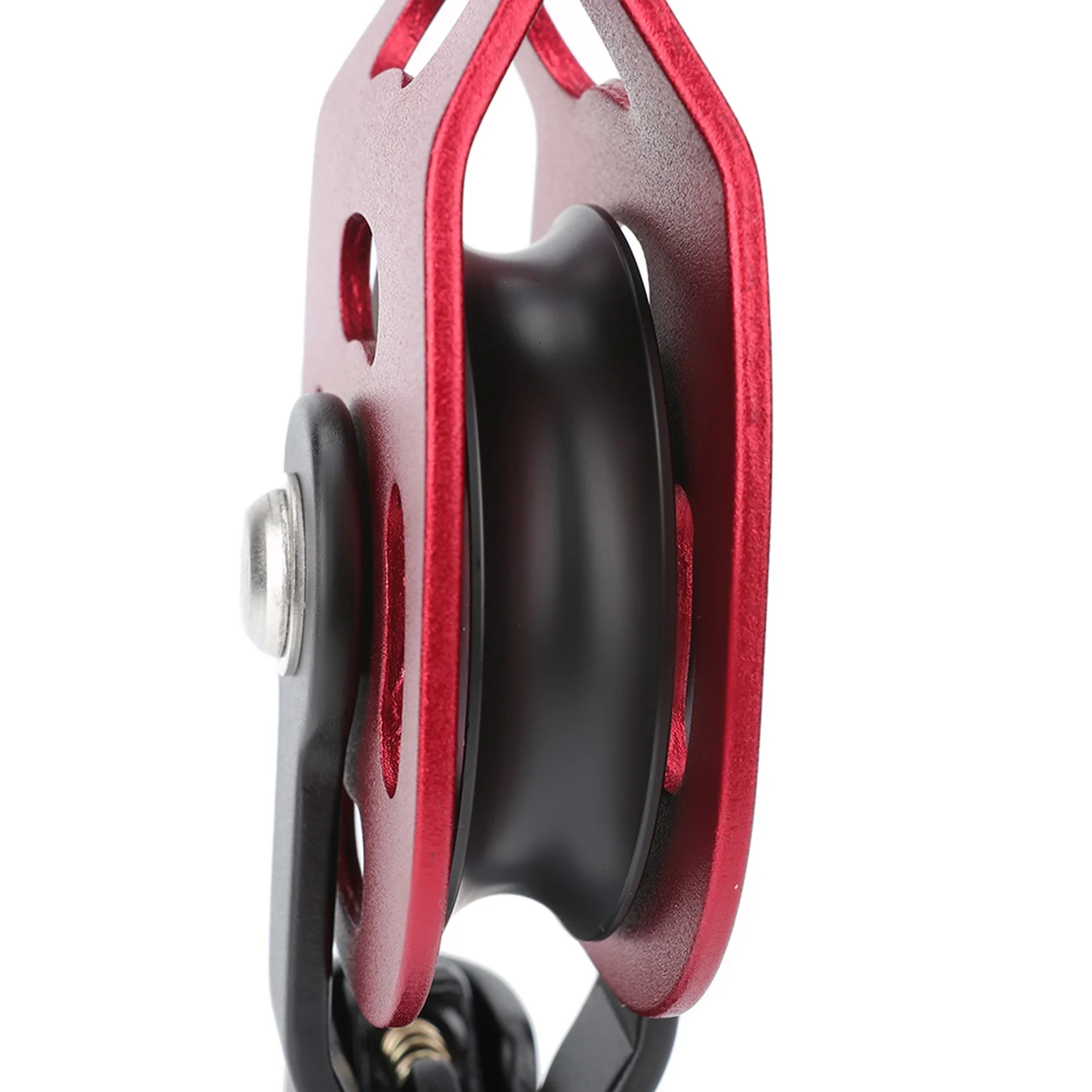 4KN Aluminium Heavy Duty Single Swivel Rope Pulley Block for 8-12mm Rope Climbing Pulley