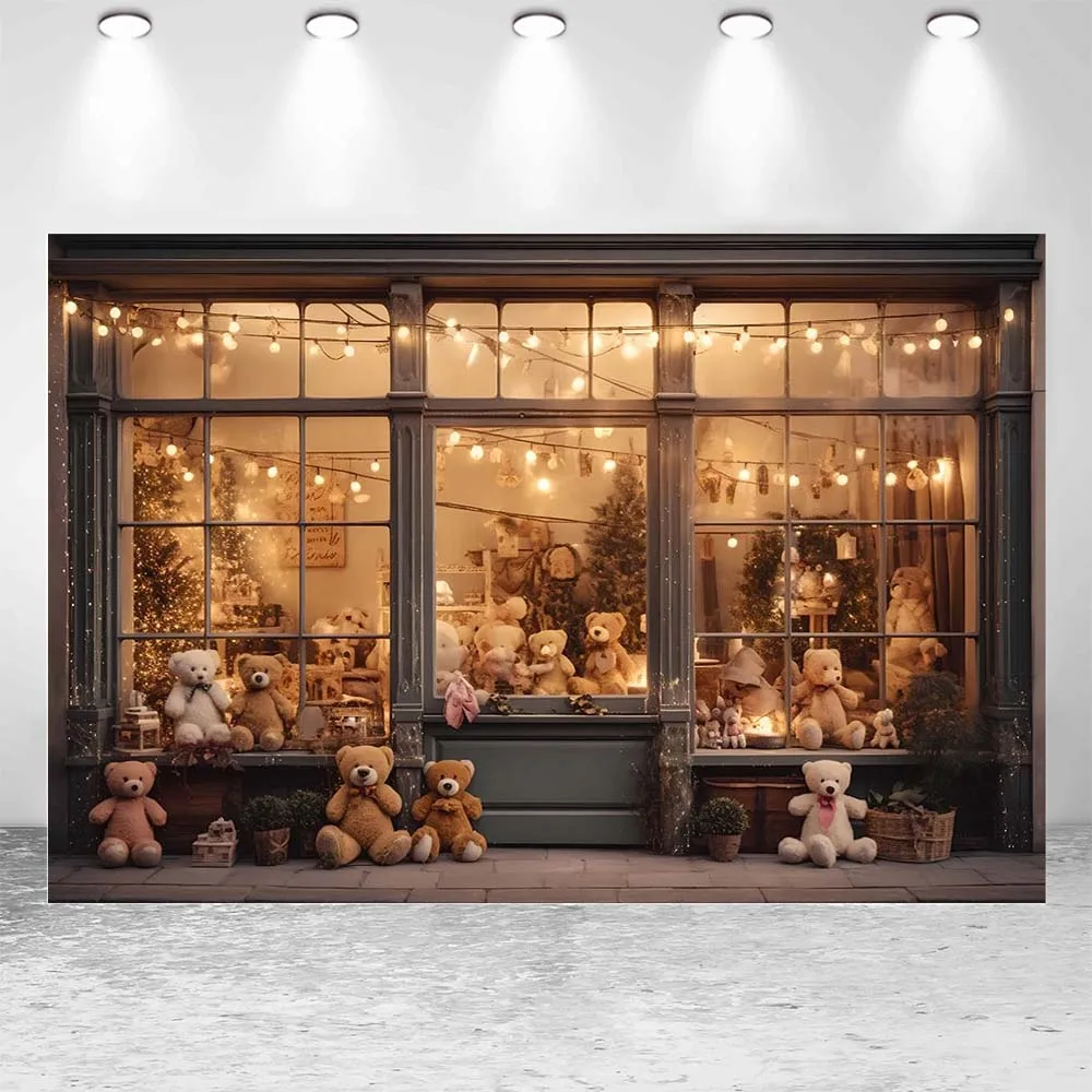 Mocsicka bambino bambini sfondo per fotografia orso vetro regali negozio san valentino foto sfondo Studio fotografico puntelli per fotochiamate