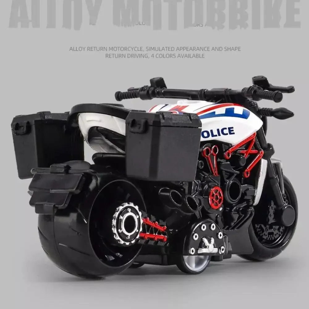 New Kids Simulation Motorcycle Model Toys Mini Alloy Movable Cake Decoration Simulation Modeling Retro Style Traffic Toys