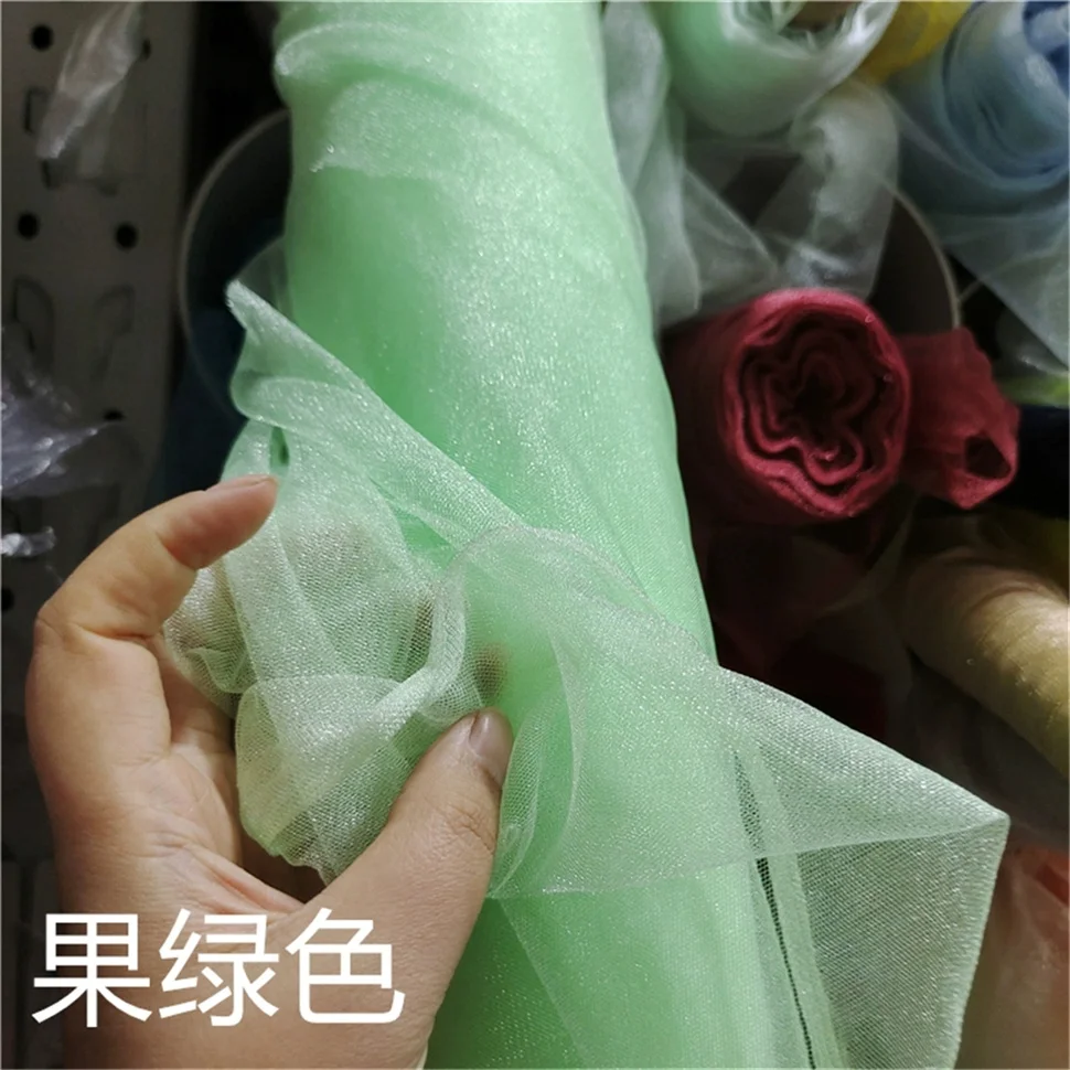 JZQ Роскошная многоцветная блестящая кружевная ткань из тюля и сетки для выпускного платья и вечернего платья, ткань на подкладке свадебного платья