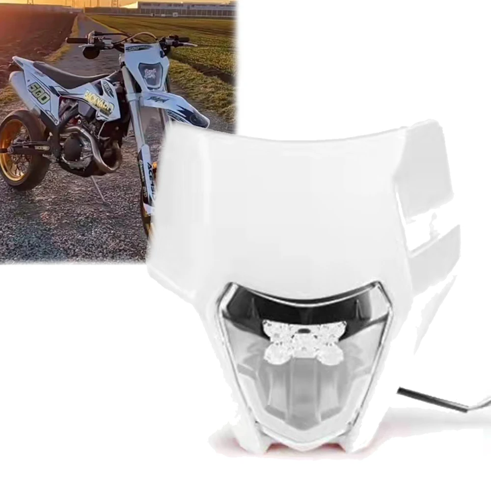 

Motorcycle LED Headlight Headlamp Mask Dual Sport Dirt Bikes Head Light For KTM EXC EXCF SX SXF XC XCF XCW XCFW Moto assembly