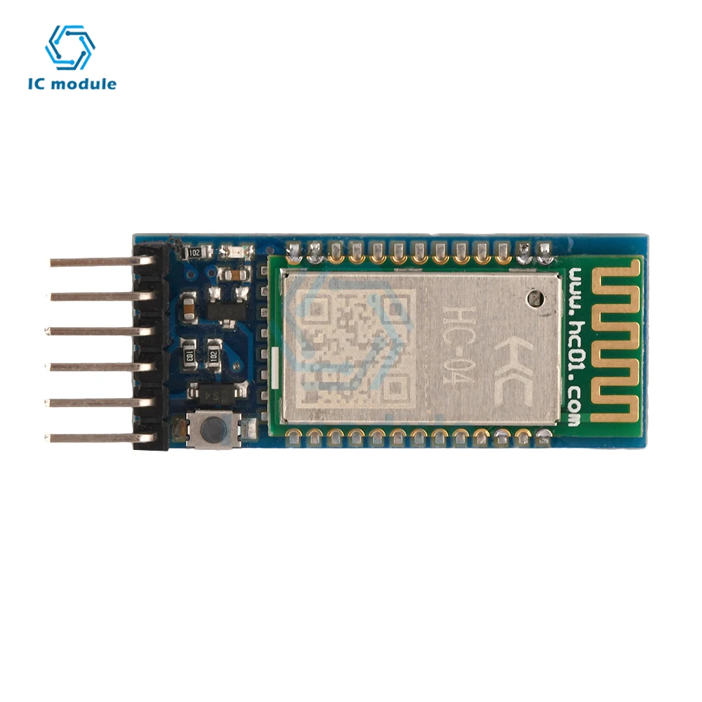 HC-04 Wireless BT RF Transceiver Master Slave Integrated BT Module 6 Pin Wireless Serial Port Module