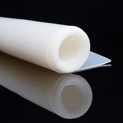 Translucent Silicone Rubber Sheet High Temp Resistance Food Grade Silica Gel Plate 50x50 100x100 200x200 300x300 400x400 500 600